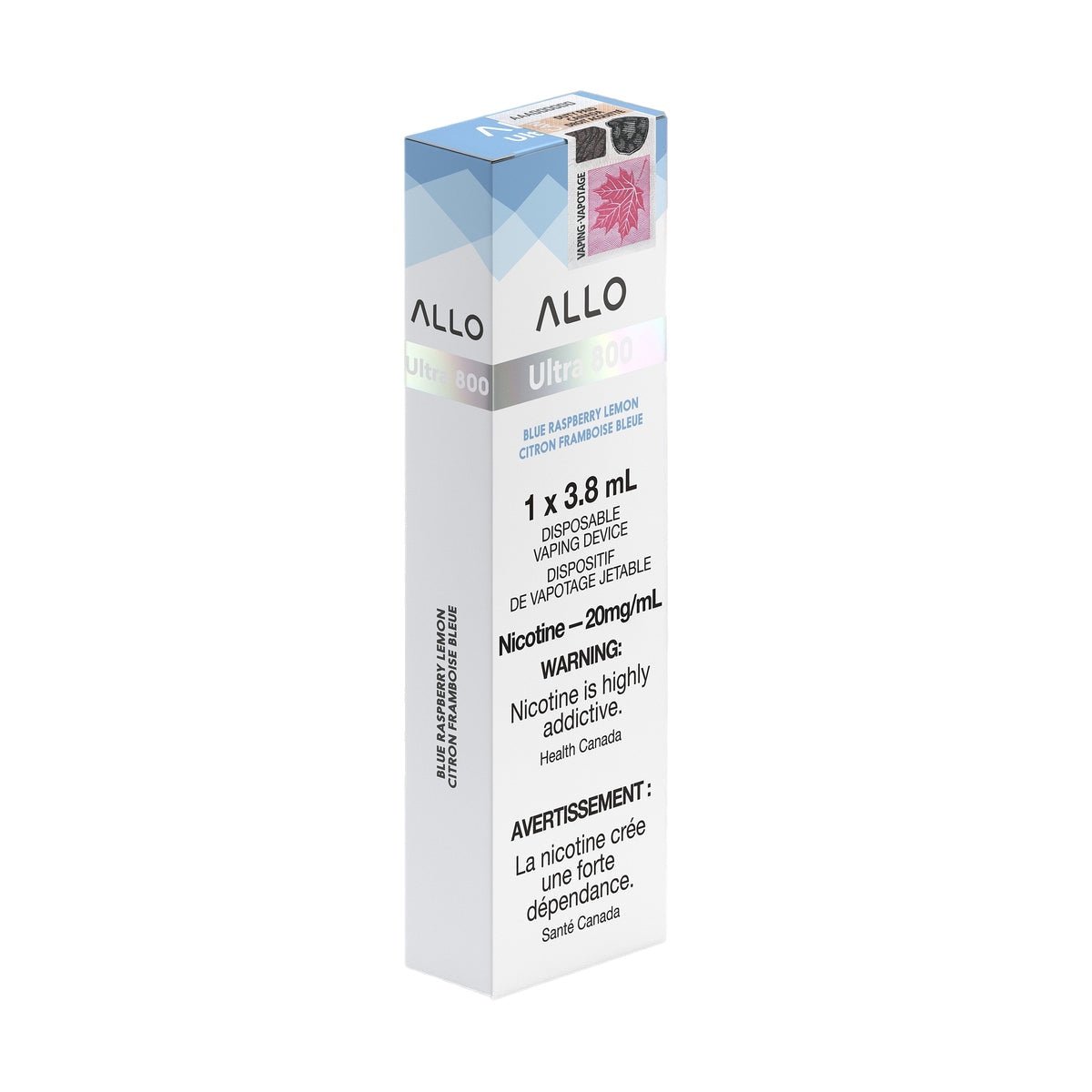 allo ultra 800 puff disposable vape packaging 20mg blue raspberry lemon.jpg