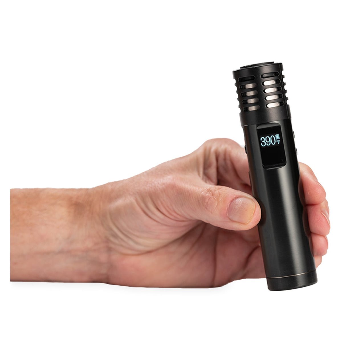 arizer air max vaporizer in hand view.jpg