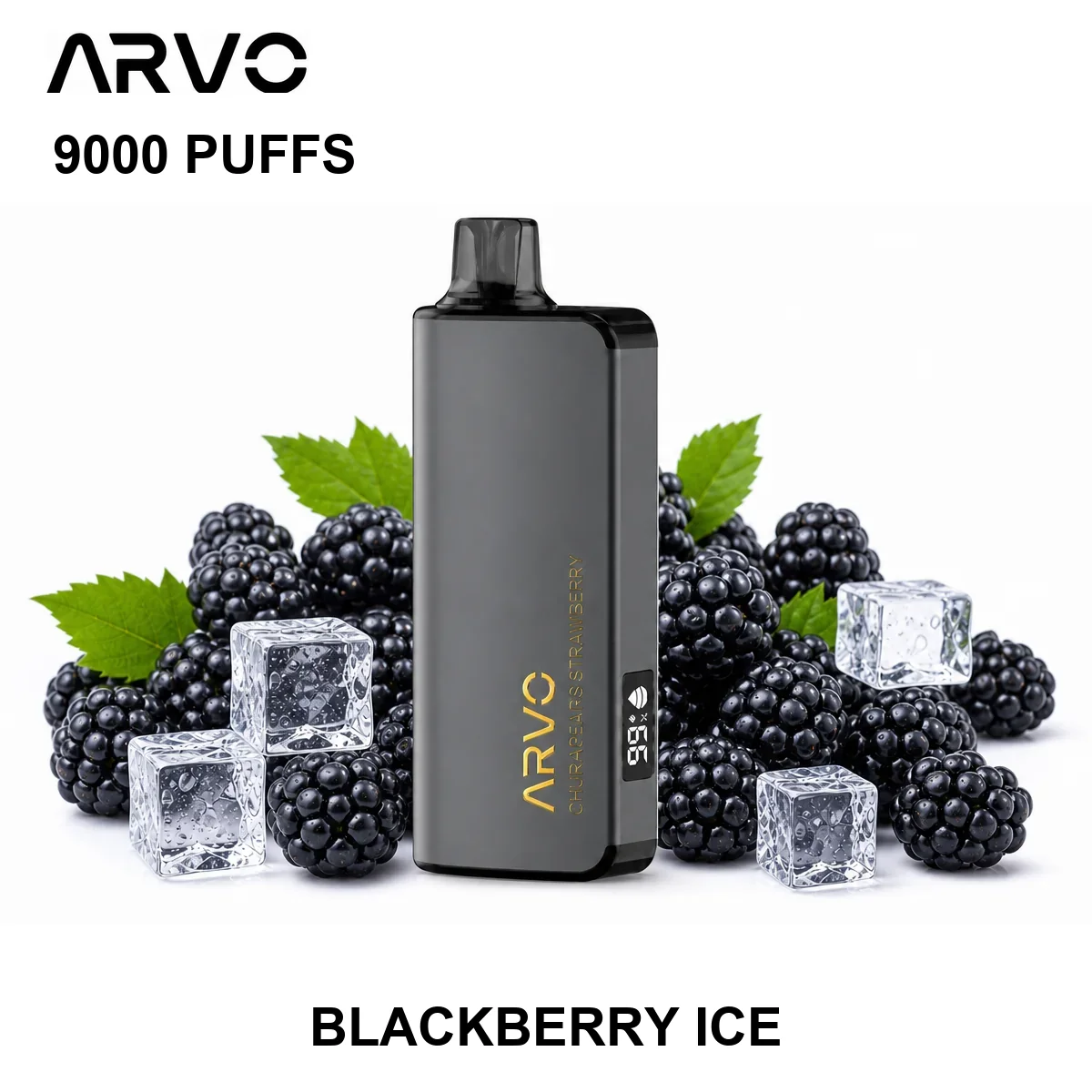 arvo 9000 puffs blackberry ice.webp
