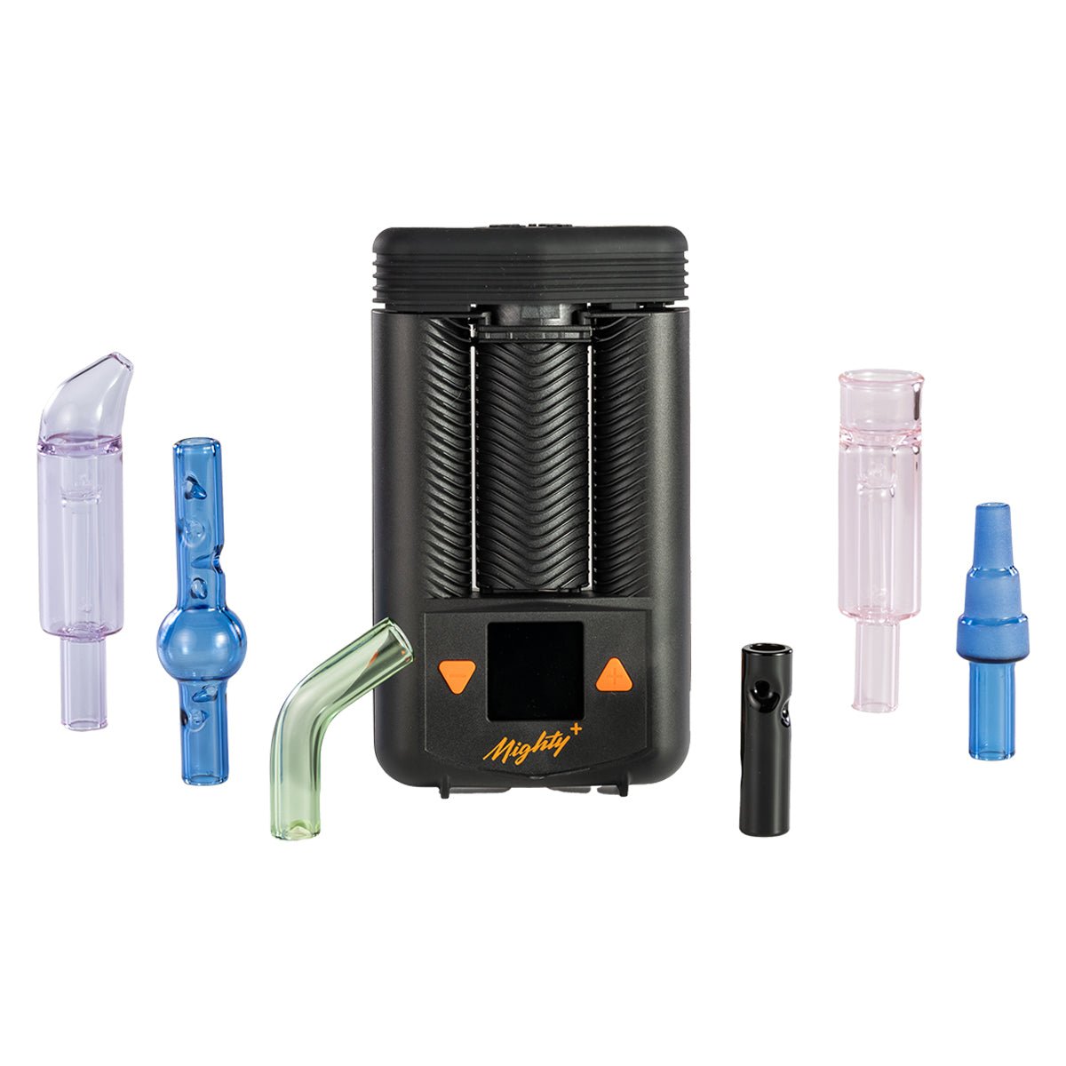 mighty mighty plus glass adapter with glass accessories and vaporizer.jpg
