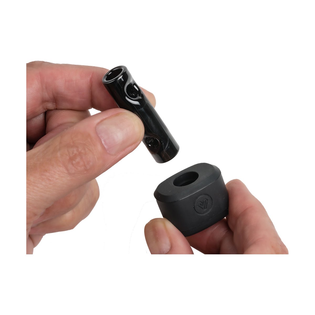potv glass accessory adapter for pax in hand shot displaying dimpled stem attached 96aef3ce 70a1 4d4c bc7b 3776303d8b3a.jpg